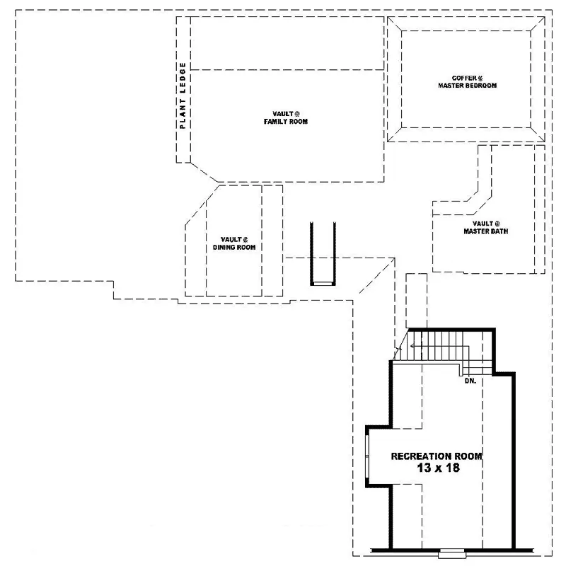 Country House Plan Second Floor - Dunaway Run Traditional Home 087D-0277 - Search House Plans and More