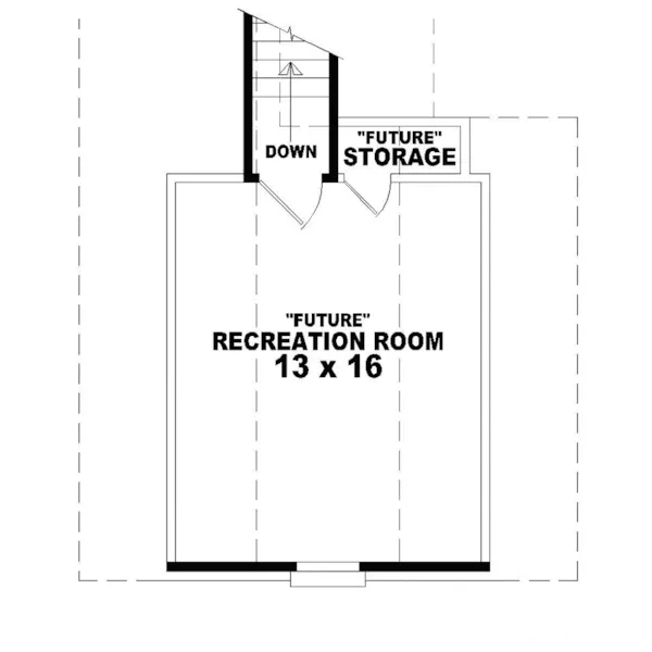 Southern House Plan Second Floor - Loxley Mill Traditional Home 087D-0287 - Shop House Plans and More