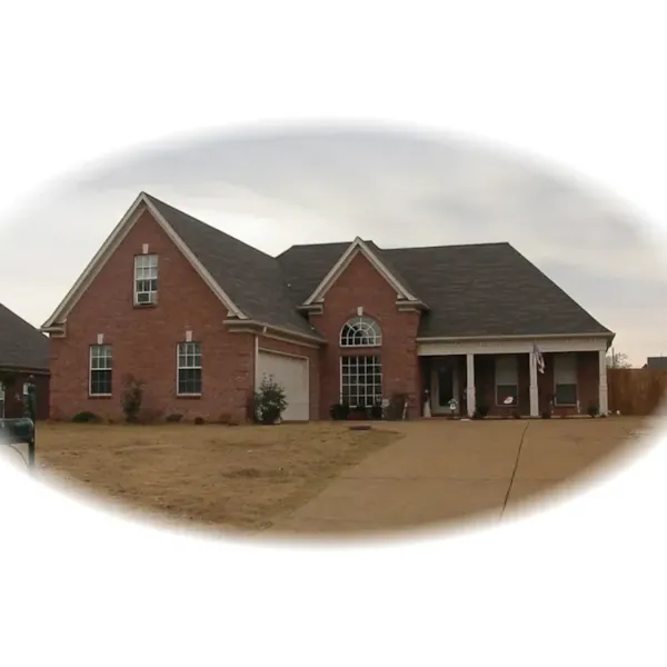 Traditional Home Features Columned Front Porch