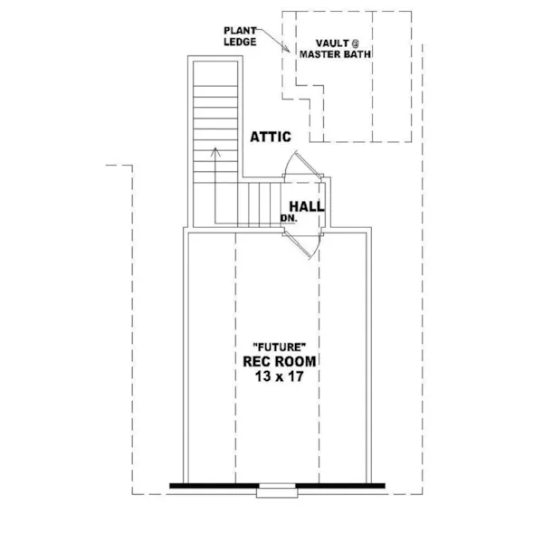 European House Plan Second Floor - Diamante Traditional Home 087D-0304 - Search House Plans and More