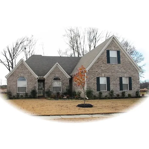 Traditional Home Has Friendly Twin Gables