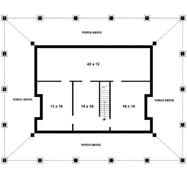 Country House Plan Lower Level Floor - Green Ledge Southern Home 087D-0309 - Search House Plans and More