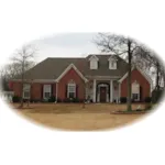 Twin Dormers Above Porch Add Country Flair