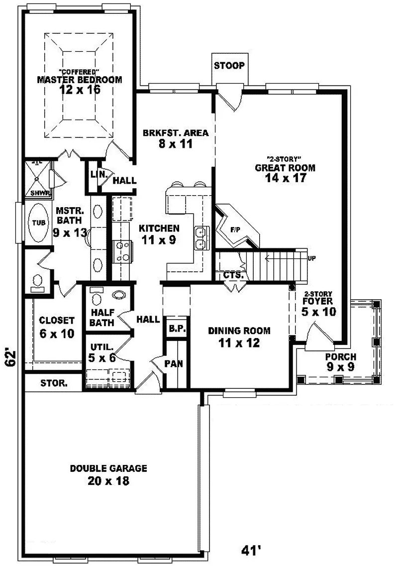 Traditional House Plan First Floor - Darwin Pointe European Home 087D-0324 - Search House Plans and More