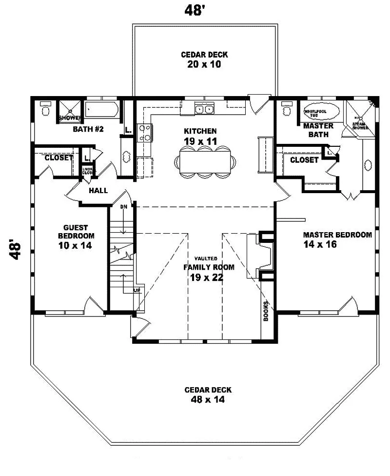 First Floor - 087D-0331 - Shop House Plans and More