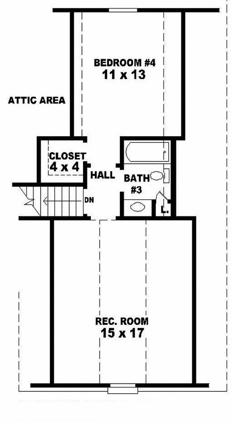 Traditional House Plan Second Floor - Deilmann Traditional Home 087D-0342 - Search House Plans and More