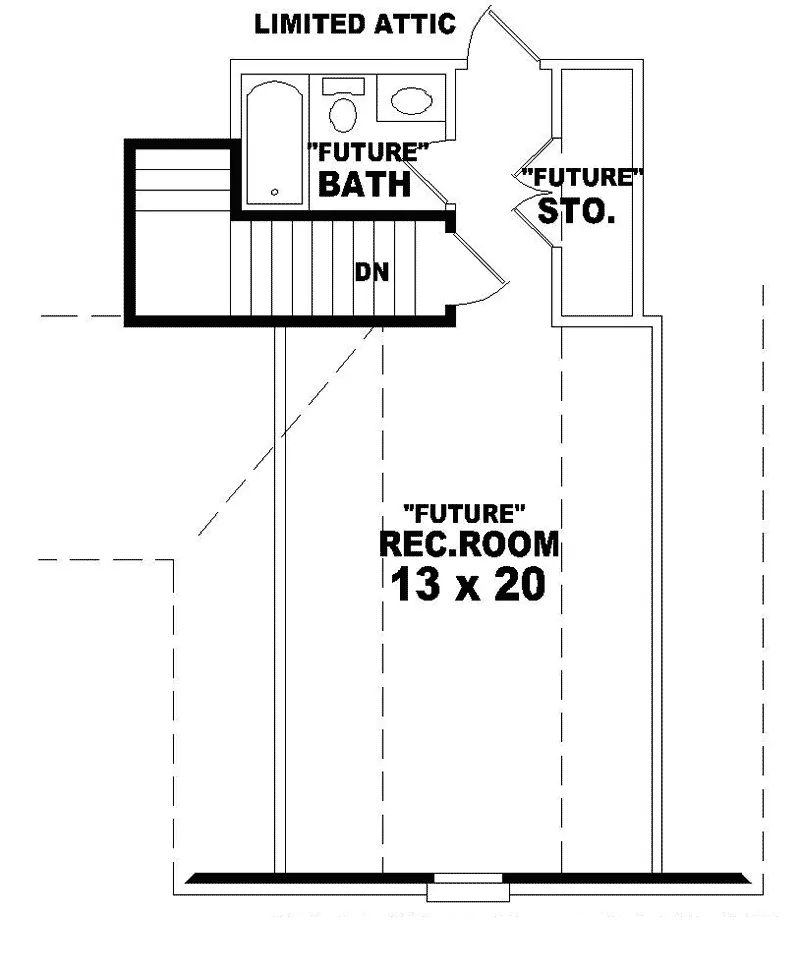 Traditional House Plan Second Floor - Watkins Woods Traditional Home 087D-0350 - Shop House Plans and More