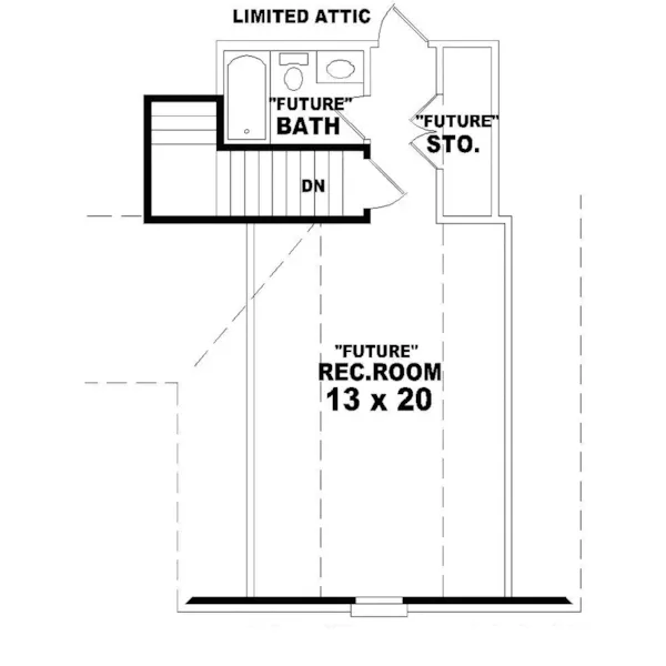 Southern House Plan Second Floor - Watkins Woods Traditional Home 087D-0350 - Shop House Plans and More