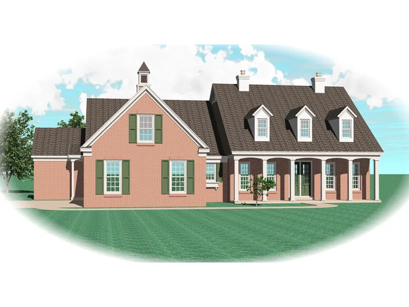 All-Brick Traditional Design Has Loads Of Curb Appeal