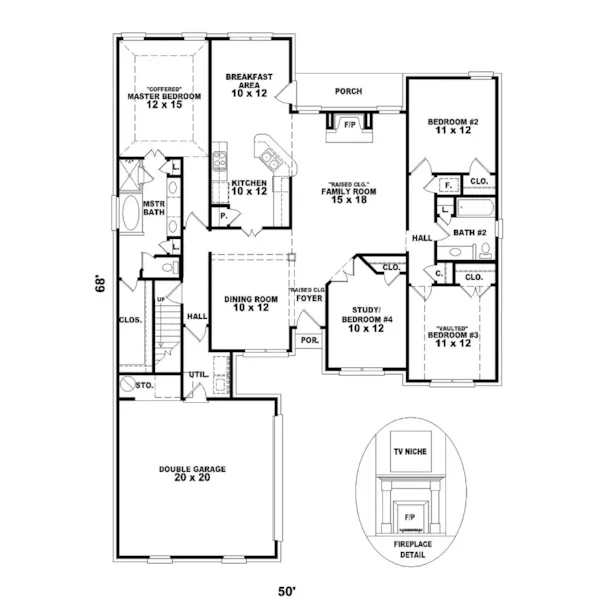 Adobe House Plans & Southwestern Home Design First Floor - Barat Place Traditional Home 087D-0362 - Search House Plans and More