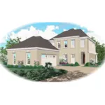 Colonial House Plan Front of Home - Half Hollow Hill Colonial Home 087D-0363 - Search House Plans and More