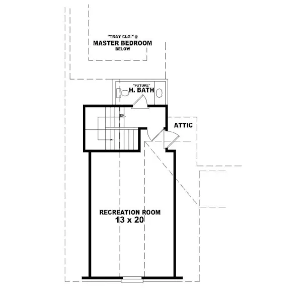 Country House Plan Second Floor - Dunhill Way Country Home 087D-0366 - Search House Plans and More