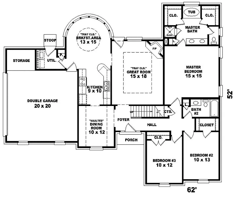 Country House Plan First Floor - Steeplechase Southern Home 087D-0378 - Shop House Plans and More