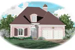 Traditional House Plan Front of Home - Picardy English Cottage Home 087D-0381 - Shop House Plans and More