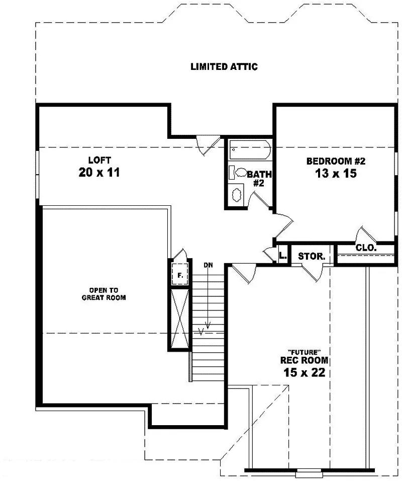 Country House Plan Second Floor - Durango Farm Country Home 087D-0397 - Search House Plans and More