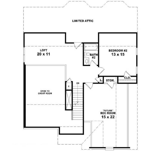 Traditional House Plan Second Floor - Durango Farm Country Home 087D-0397 - Search House Plans and More