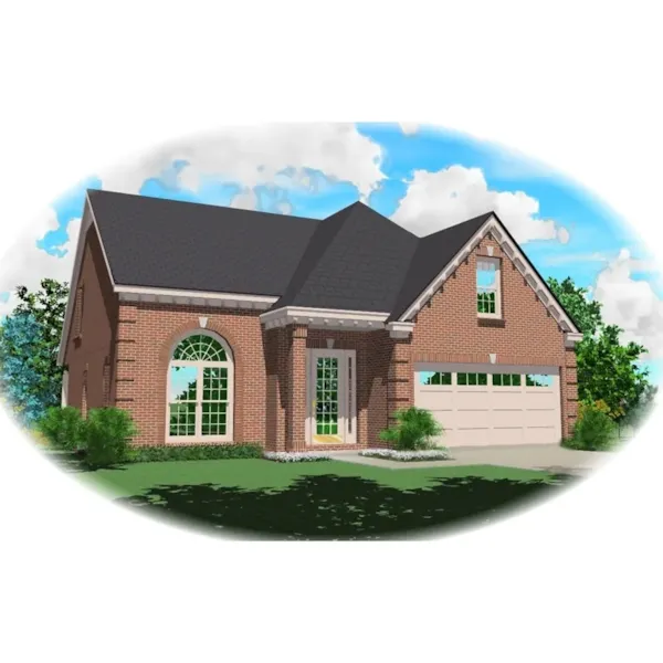 Traditional House Plan Front of Home - Durango Farm Country Home 087D-0397 - Search House Plans and More