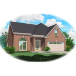 Traditional House Plan Front of Home - Durango Farm Country Home 087D-0397 - Search House Plans and More