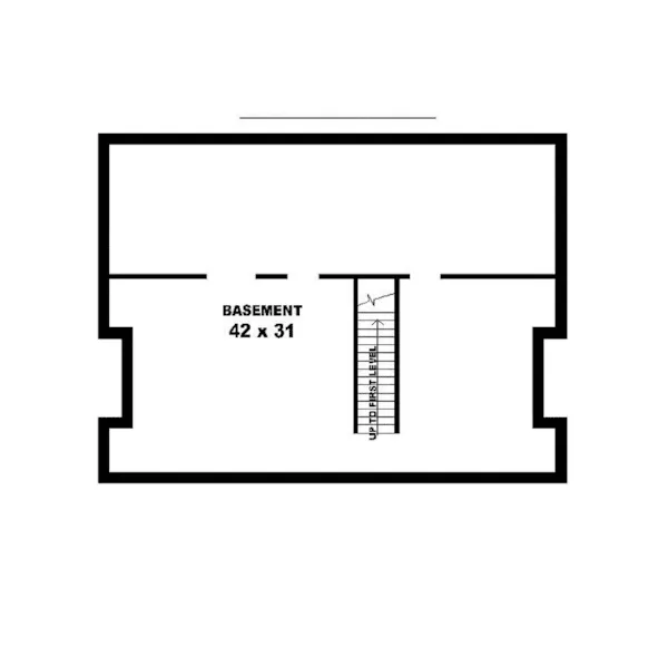 Country House Plan Lower Level Floor - Chalmette Acadian Home 087D-0398 - Search House Plans and More