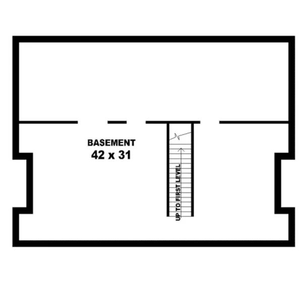 Acadian House Plan Lower Level Floor - Armon Acadian Colonial Home 087D-0399 - Search House Plans and More