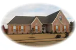 Traditional House Plan Front of Home - Lisburn Ranch Home 087D-0420 - Shop House Plans and More