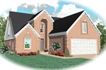 Traditional House Plan Front of Home - Gladwood Traditional Home 087D-0423 - Search House Plans and More