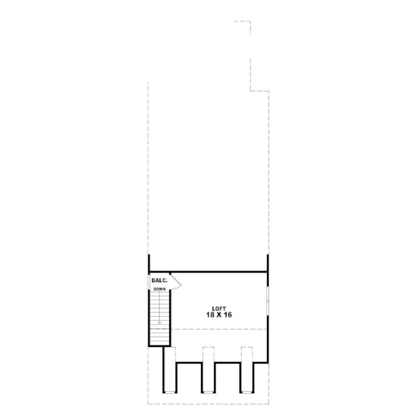 Waterfront House Plan Third Floor - Countess Colonial Home 087D-0425 - Search House Plans and More