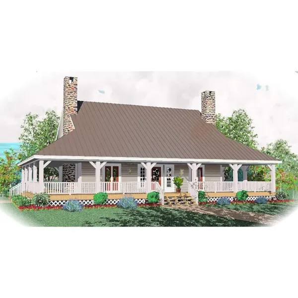 Acadian House Plan Front of Home - Santenay Acadian Home 087D-0429 - Shop House Plans and More