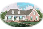 Country House Plan Front of Home - Jenkins Creek Country Home 087D-0433 - Search House Plans and More