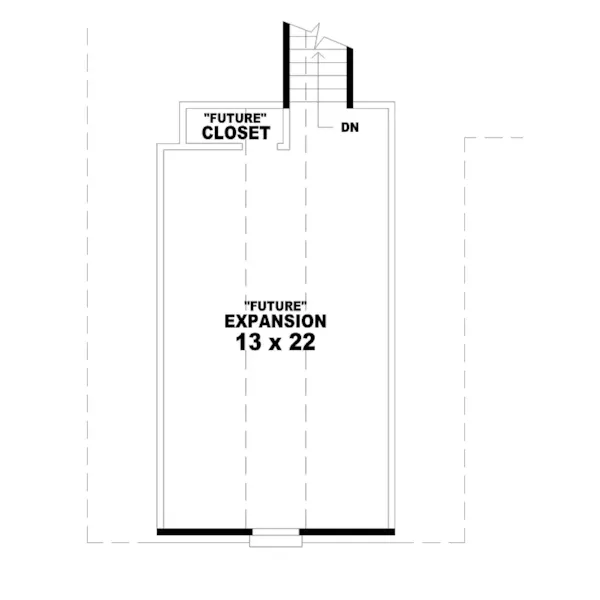 Traditional House Plan Optional Second Floor - Hortense Place Ranch Home 087D-0441 - Search House Plans and More