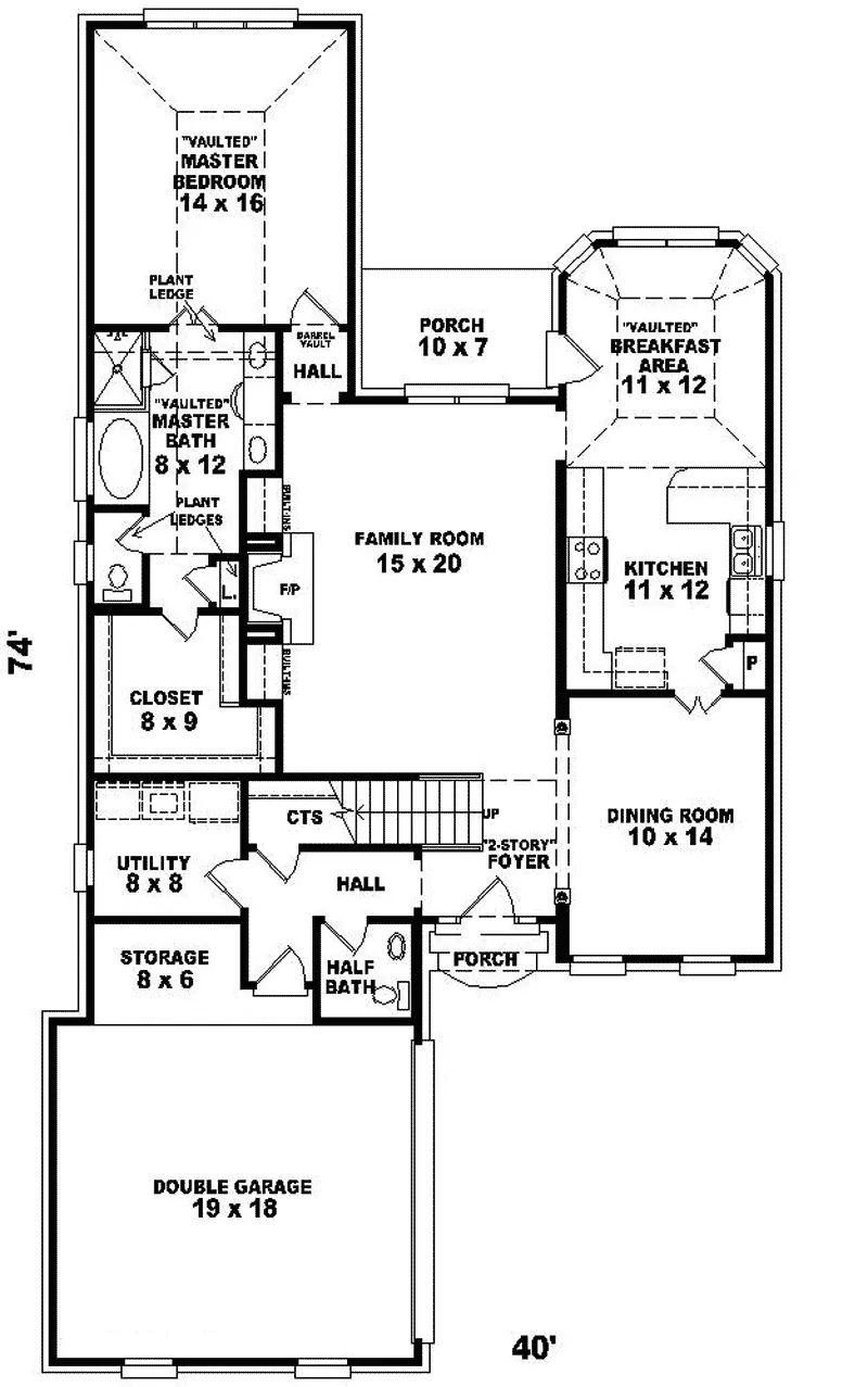 Greek Revival House Plan First Floor - Rosarito Luxury Home 087D-0444 - Shop House Plans and More
