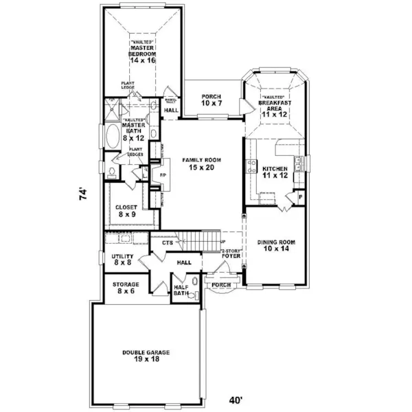 Country House Plan First Floor - Rosarito Luxury Home 087D-0444 - Shop House Plans and More