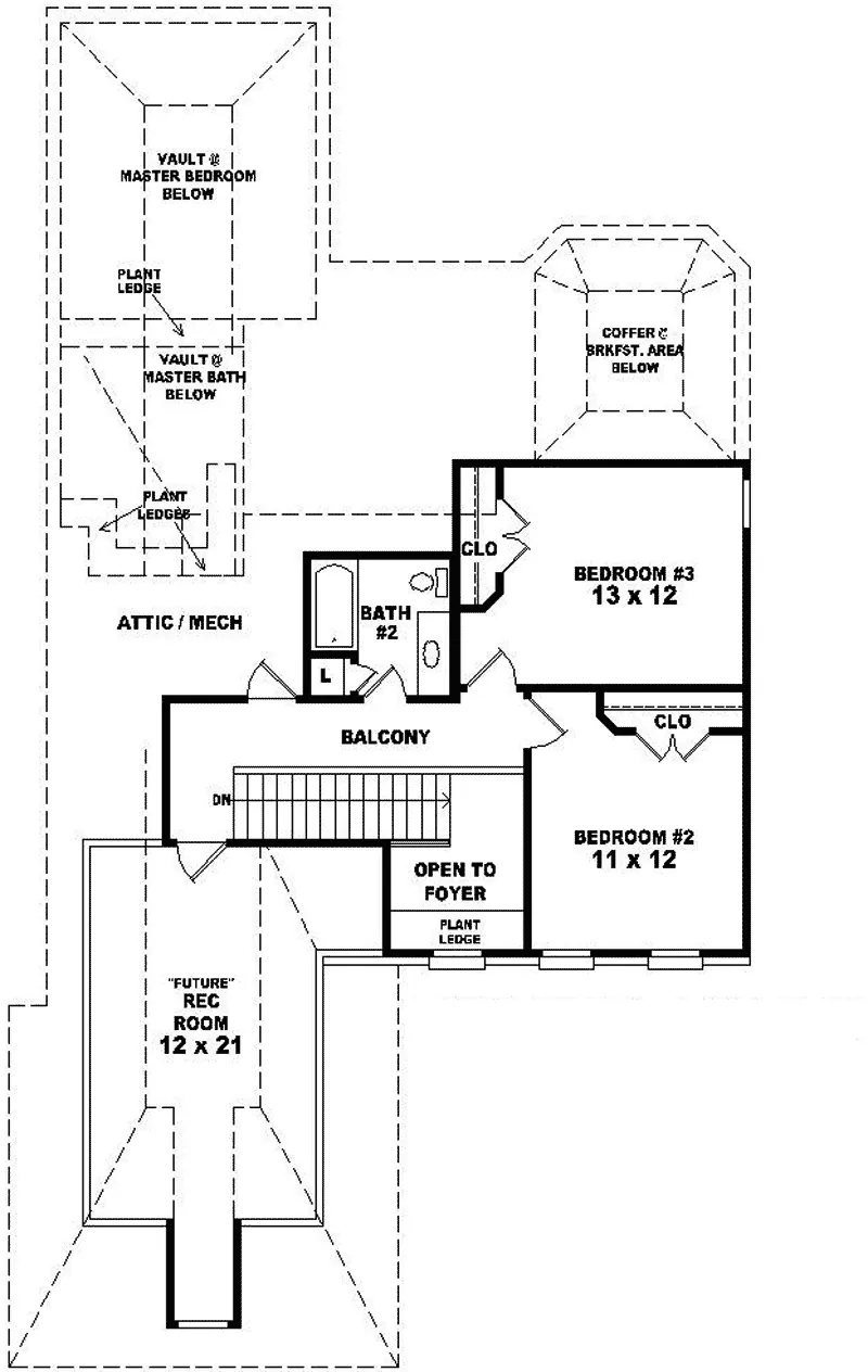 European House Plan Second Floor - Rosarito Luxury Home 087D-0444 - Shop House Plans and More