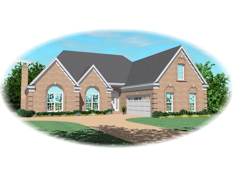 Southern House Plan Front of Home - Samford Traditional Home 087D-0446 - Shop House Plans and More