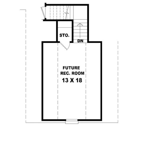 Country House Plan Optional Second Floor - Samford Traditional Home 087D-0446 - Shop House Plans and More