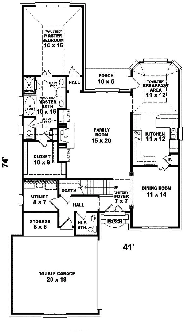 European House Plan First Floor - Lawson Creek Country Home 087D-0467 - Shop House Plans and More