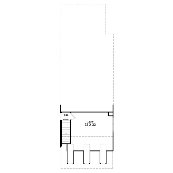 Southern House Plan Loft - Deckers Ridge Southern Home 087D-0471 - Search House Plans and More