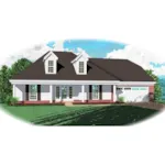 Colonial House Plan Front of Home - Dupree Terrace Plantation Home 087D-0472 - Search House Plans and More