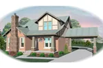 Country House Plan Front of Home - Bilmore Tudor Home 087D-0475 - Search House Plans and More