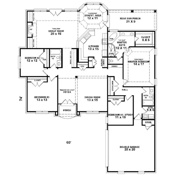 European House Plan First Floor - Zurich Peak Luxury Home 087D-0479 - Shop House Plans and More