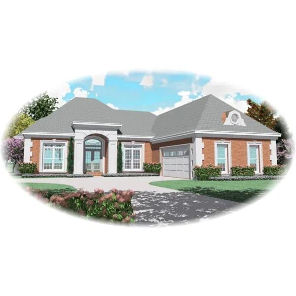 European House Plan Front of Home - Zurich Peak Luxury Home 087D-0479 - Shop House Plans and More