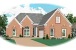 Country House Plan Front of Home - Longs Creek Traditional Home 087D-0492 - Shop House Plans and More