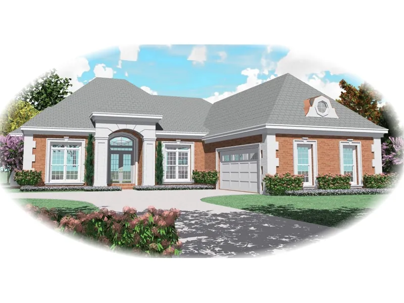 Southern House Plan Front of Home - Joachim Creek Craftsman Home 087D-0498 - Search House Plans and More