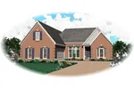 European House Plan Front of Home - Lake Haven Traditional Home 087D-0503 - Shop House Plans and More
