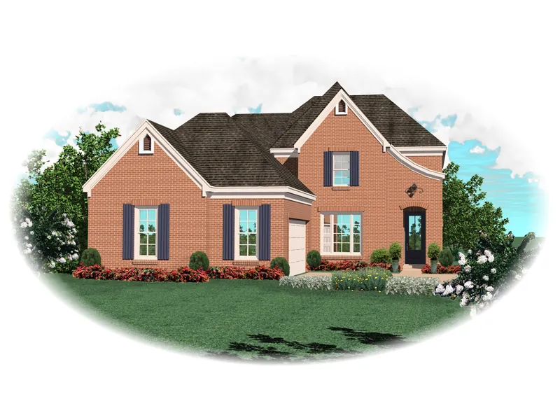Southern House Plan Front of Home - Cambrook Cove Cottage Home 087D-0518 - Search House Plans and More