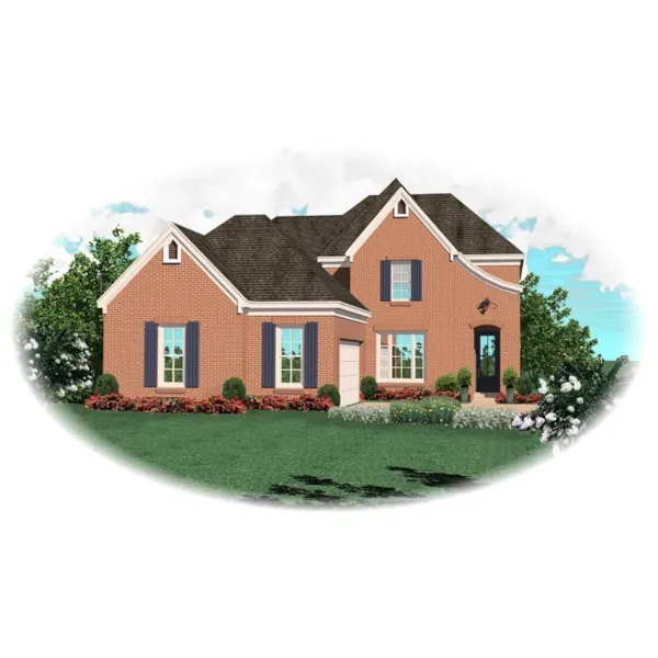 Country House Plan Front of Home - Cambrook Cove Cottage Home 087D-0518 - Search House Plans and More