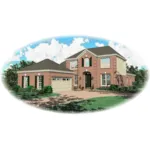 Country House Plan Front of Home - Belle Meade Manor European Home 087D-0532 - Search House Plans and More