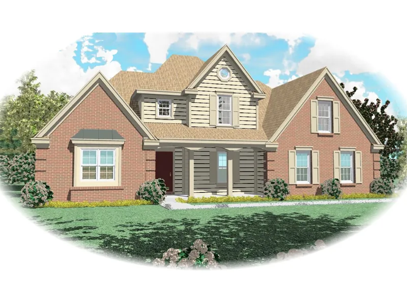 Country House Plan Front of Home - Antigo Traditional Home 087D-0533 - Search House Plans and More