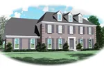 Southern House Plan Front of Home - Deer Park Colonial Home 087D-0559 - Search House Plans and More