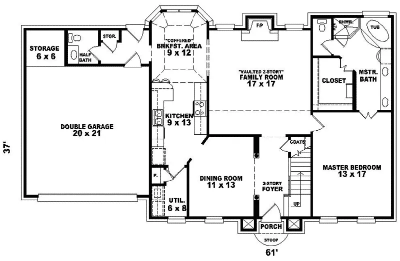 Southern House Plan First Floor - Lytham Georgian Style Home 087D-0568 - Shop House Plans and More